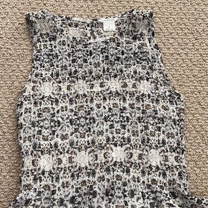 Club Monaco Floral Sleeveless Dress
